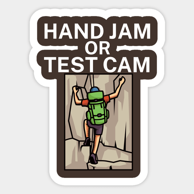 Hand jam or test cam Sticker by maxcode